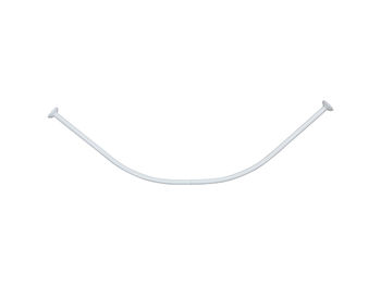 Tijă pentru perdea semicirculară Tendance 90X90cm, albă, aluminiu 