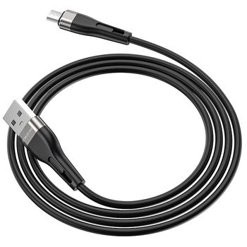 Кабель Borofone BX46 Rush Silicone Micro USB (1м) [Black] 
