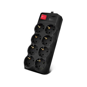 Фильтр импульсных помех SVEN SF-08-16, 8 Sockets, 3.0m (Priza cu protectie - prelungitor/basic surge protection)