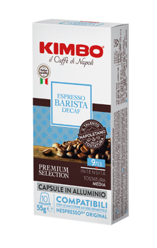 Capsule KIMBO DECAF Aluminiu, 10buc. 