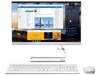купить Lenovo AIO IdeaCentre A340-22IGM White (21.5" FHD IPS Pentium J5040 2.0-3.2GHz, 4GB, 256GB, No OS) в Кишинёве 