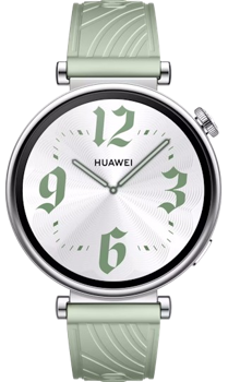 Huawei Watch GT 4, 41mm, Green Fluoroelastomer Strap 