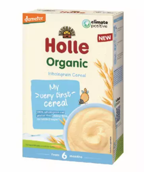 Каша овсяная Holle Organic безглютеновая My Very First Cereal (6 месяцев+) 250г 