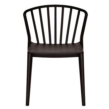 купить Пластиковый стул 550.5x570.5x780 мм, черный в Кишинёве 