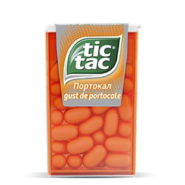 Drajeuri "Tic Tac Orange", 18 g 