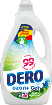 Dero gel Ozon+ Roua Muntelui, 3L, 60 spălări 