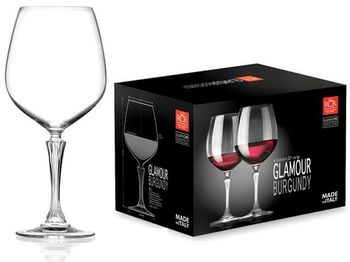 Set pahare pentru vin Glamour 6buc, 800ml 