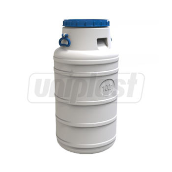 cumpără Butoi plastic 120 L (alb) cu manere H=0.79 m/W=0.425 m EVRO PLAST în Chișinău 