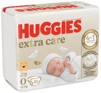 Подгузники Huggies Extra Care 0 (3,5 kg), 25 шт. 