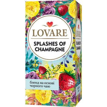 Ceai Lovare Splashes of Champagne, 24 pliculețe 