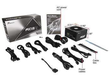 Power Supply ATX 750W Seasonic Focus PX-750 80+ Platinum, 120mm, Full Modular, Fanless until 30 % 
