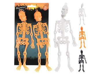 Suvenir Halloween Schelet suspendabil 2buc, 24cm 