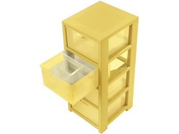 Dulap 4 sectiuni Tontarelli Linea 35X35X75cm cu organizator 