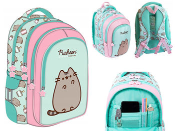 Рюкзак школьный Bambino Pusheen Mint 28X18X40cm 