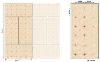 Panou catarare-alpinism  (max. 130 kg) 1250x625x15 mm ALP410 (7332) 