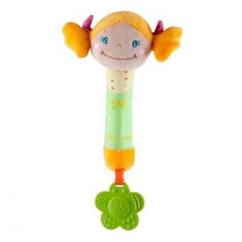 купить BabyOno игрушка-пищалка с прорезывателем девочка блондинка в Кишинёве 