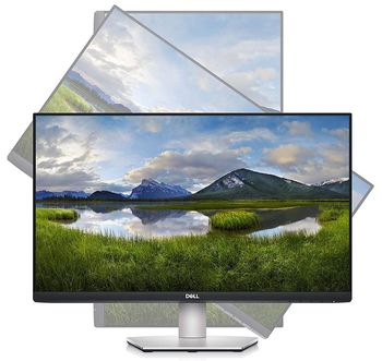 23.8" DELL S2421HS, Black/Silver, IPS, 1920x1080, 75Hz, FreeSync, 4ms, 250cd, HDMI+DP+AudioOut,Pivot 