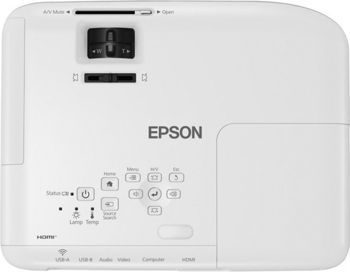 купить Projector Epson EB-X06; LCD, XGA, 3600Lum, 16000:1, 1.2x Zoom, White в Кишинёве 