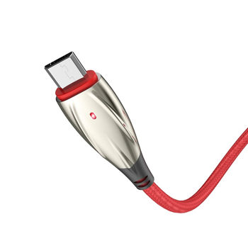 Hoco Cable USB to Micro USB U71 Star 2.4A 1.2m, Red 