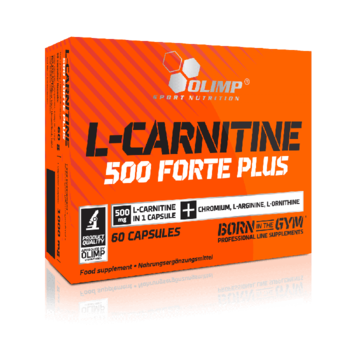 L-Carnitine 500 Forte Plus Sport Edition 60 Caps 