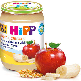 cumpără Hipp piure din cereale cu mere și banane, 6+ luni, 190 g în Chișinău 