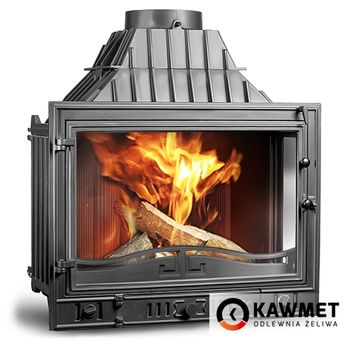 Каминная топка KAWMET W3 16,7 kW с правым боковым стеклом 