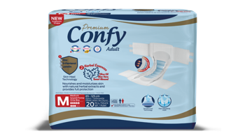 Confy Premium Adult, подгузники для взрослых, MEDIUM ECO2, 20 шт. 