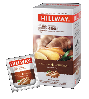 Черный чай Hillway с имбирем 25х1,5гр 