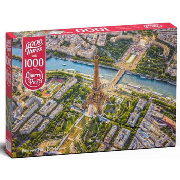 Puzzle Cherry Pazzi C30189 Puzzle 1000 elemente Vedere la Turnul Eiffel ...