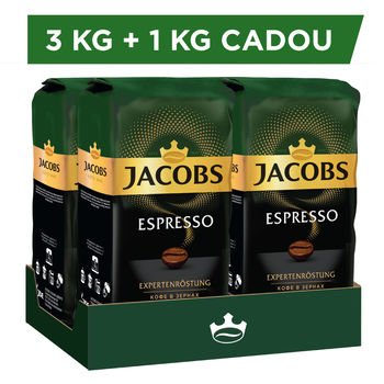 Cafea boabe Jacobs Espresso 1000 gr., SET 4+1 Gratis 