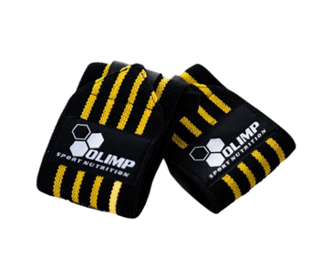 OLIMP PROFI WRIST WRAPS YELLOW/BLACK 