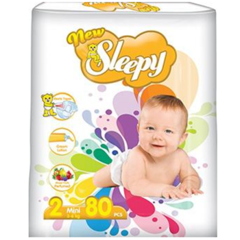 купить Sleepy Подгузники для детей 2, 3-6 кг, 80 шт. в Кишинёве 