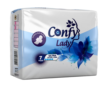 Absorbante igienice pentru femei Confy Lady ULTRA NIGHT STD, 7 buc. 