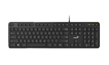 Keyboard Genius SlimStar M200, Low-profile, Chocolate Keycap,  Fn Keys, Black, USB 