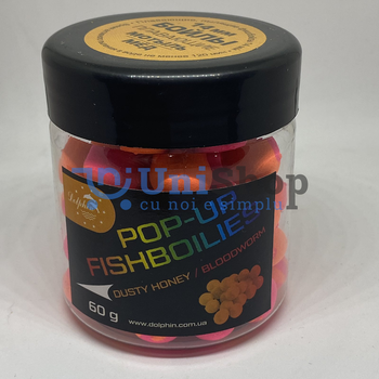 Boilies Dolphin 14 mm 60g miere/vierme 