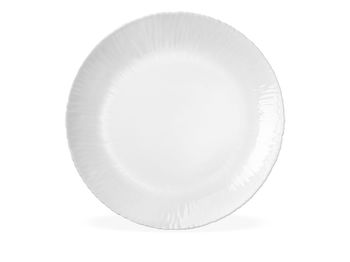 Тарелка сервировочная 27cm Coconut белая, стеклокерамика 