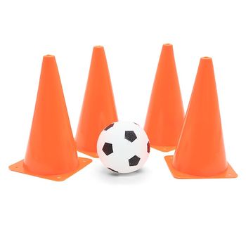 Set de fotbal pt copii (4 conuri, 1 minge) 28006 (4552) 