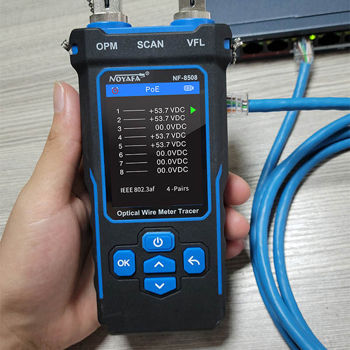 cumpără NF-8508 Tester de cablu Internet RJ45 și Cablu Optic (Power Meter) în Chișinău 