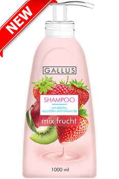 Gallus шампунь для волос 1000 мл (Olive ,Mix Frucht) 