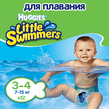 Подгузник для плавания (1 шт.) M Huggies Baby 6905 (2066) 