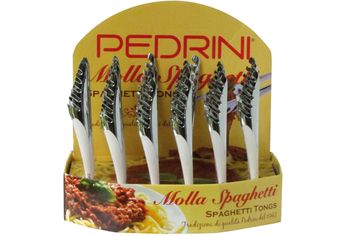 Щипцы для спагетти, хромированные 