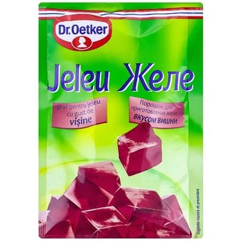 Jeleu cu gust de vișine Dr. Oetker, 90g 