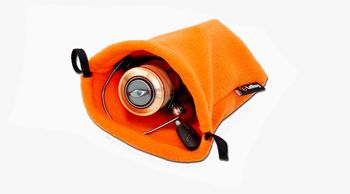 Флисовый чехол-мешок для катушки (M 20*20см ) LeRoy Оранжевый 