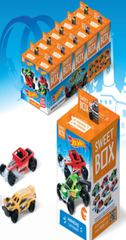 Marmeladă cu jucărie SweetBox Hot Wheels, 10g 