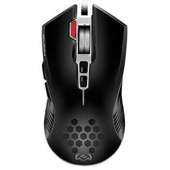 Gaming Mouse SVEN RX-G850, Optical 500-6400 dpi, 8 buttons, RGB, SoftTouch, Metal bottom, Black, USB 
