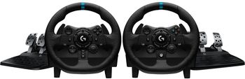 Wheel Logitech Driving Force Racing G923, for PS4, 900 degree, Pedals, Dual-Motor Force Feedback 
