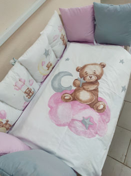 Комплект постельного белья в кроватку Pampy Мишка 