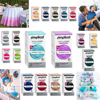 SIMPLICOL Intensiv - Opal-Petrol, Краска для окрашивания одежды в стиральной машине, Opal-Petrol 