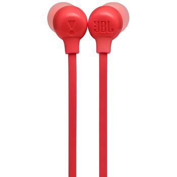 Earphones  Bluetooth  JBL T125BT Red 