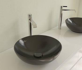 Villeroy&Boch Loop & Friends Lavoar cu montare pe blat 420 mm, ebony 